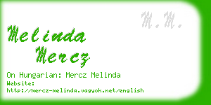 melinda mercz business card